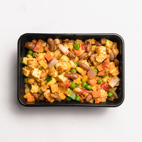 Veg Protein Bowl with Bolognaise Sauce