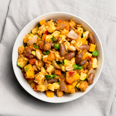 Veg Protein Bowl with Bolognaise Sauce