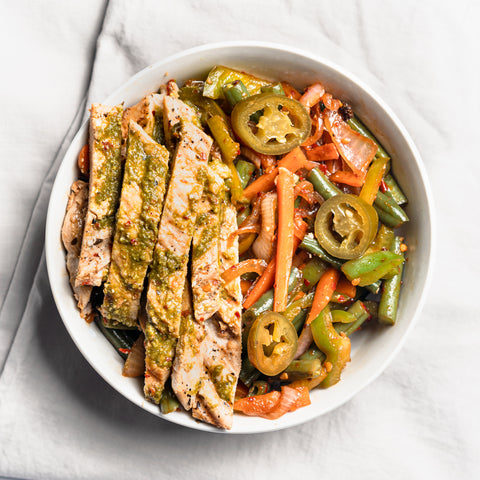 Chimichurri Chicken with Stir Fry Vegetables