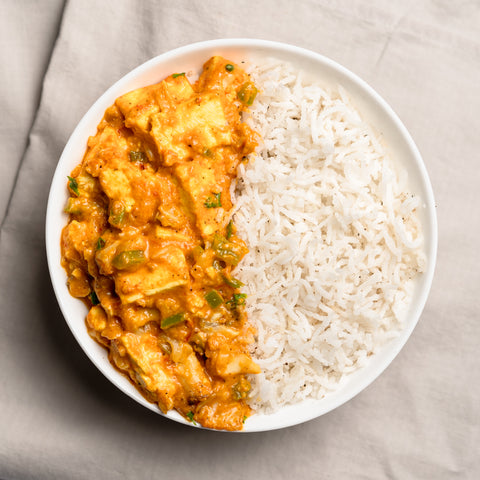 Paneer Thai Curry with Basmati Rice