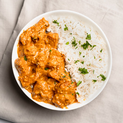 Butter Chicken with Herb Rice