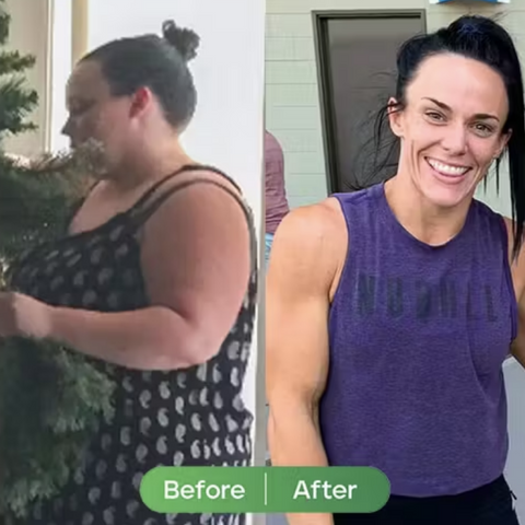 Emily, lost 60 kgs