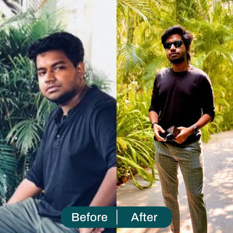 Shriram, lost 25 kgs.